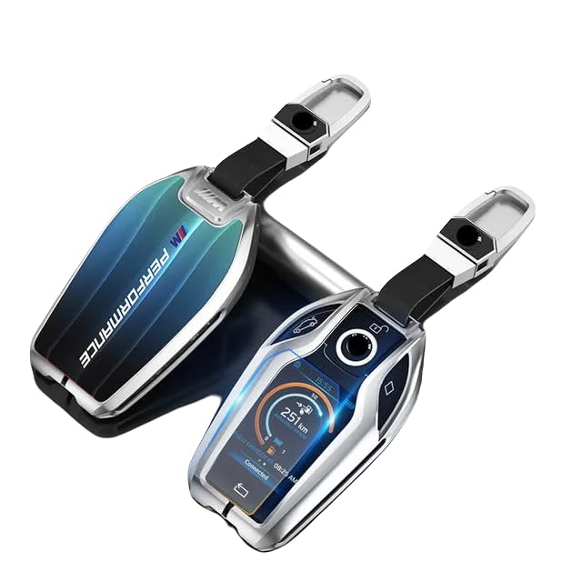 For Cars - New Alloy Car Key Cover Case Shell for 730Li 740 530LE G11 G12 G30 G31 G32 I8 I12 I15 G01 G02 G05 G07 X3 X4 X5 X7 BMWs 5 7 Series (A-Key green)