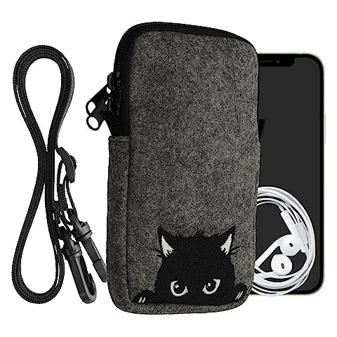 kwmobile Felt Phone Bag for Various Phones Cover