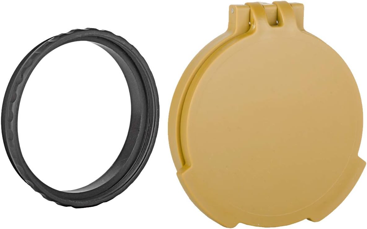 Tenebraex Objective Flip Up Scope Cover with Adapter Ring for Schmidt & Bender 12-50x56 PM II/P (SB5605-FCR)