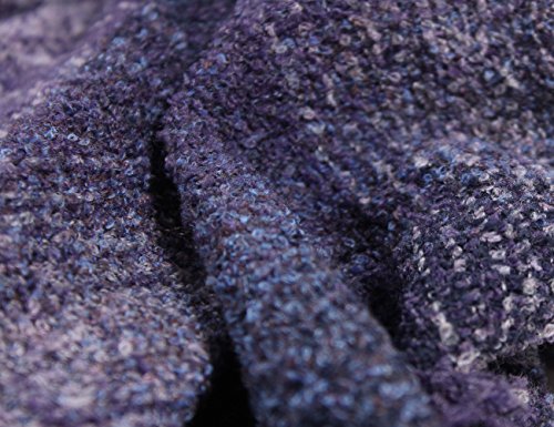 Wool Ruana Purple Check Kerry Woollen Mills Irish Made3