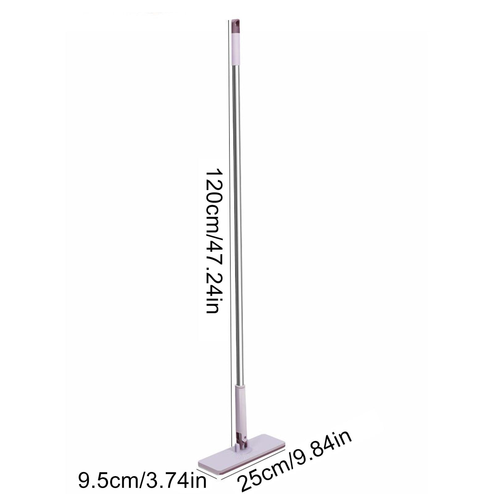 Mini mocio con sistema di bloccaggio, per una facile pulizia del pavimento, ideale per casa, appartamento, bagno, soggiorno, piastrelle, vetro e finestre