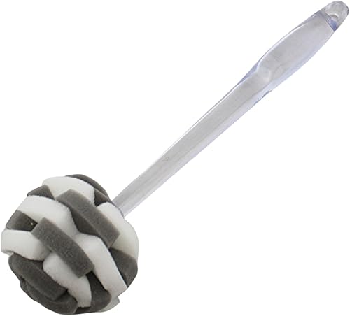 Miniatura 1 de Cepillo multiusos de esponja de 11.5 pulgadas con mango ergonómico transparente y cómodo
