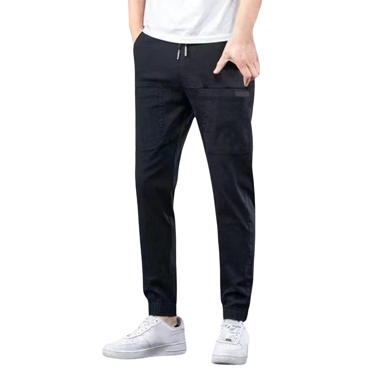Mems Chinos Regular Fit Lounge Pants Sweatpants Baggy Gym Trousers Men Baggy Chef Trousers Slim Fit Chinos Men Loose Hiking Trouser Loose Walking Gym Trouser Casual Work Pants