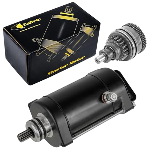Caltric Starter and Drive Bendix Compatible with Arctic Cat Tigershark 640 770 639 768 1993-1999 miniatura 1