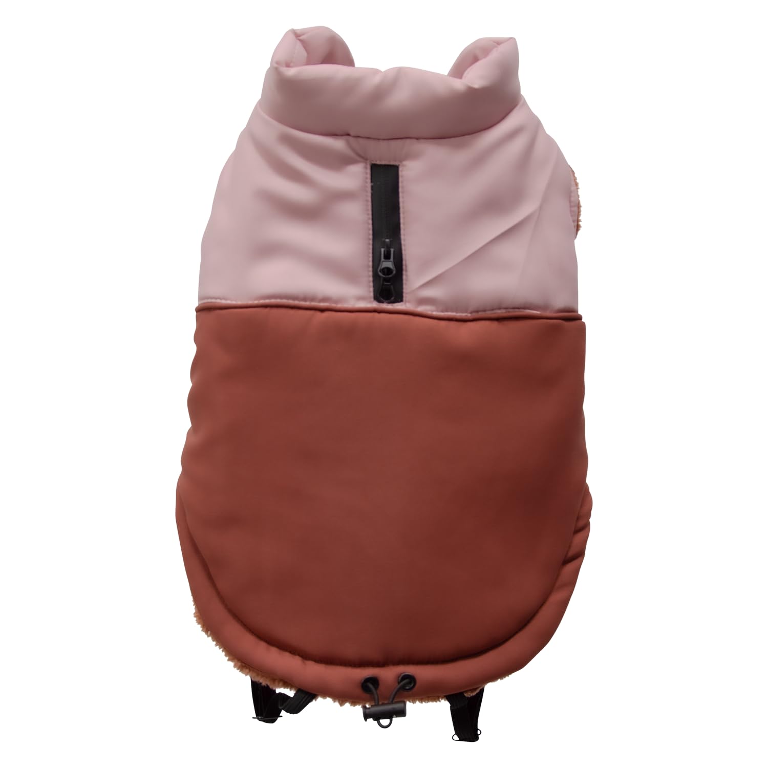 JACK AND VANILLA, Stijlvol fleecejack voor wandelingen met je hond, zacht en praktisch, ruime zakken, perfecte pasvorm, machinewasbaar, XS, rood, model 5Th Avenue Dogwalk