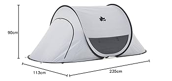 ロゴス ポップアップテント ソーラーブロック ポップフルシェルター ホワイト ソーラーブロック ポップフルシェルター|ギア|日/火/風除け