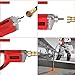 1300W Electric Concrete Vibrator, Hand Held Power Concrete Vibrators Cement Bubble Remover,13000 VPM With 4.9 Ft Long Copper Rod Concrete Tools