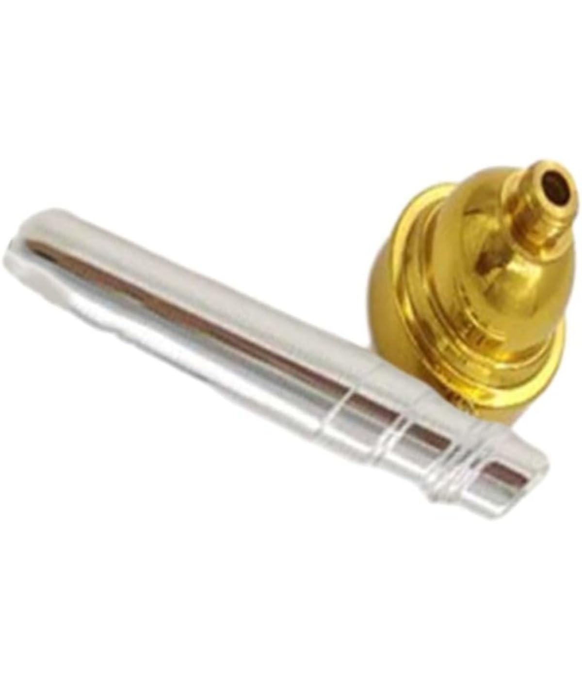 Trompetenmundstück Kit, Vielseitiges Mundstück-Set, mit 7C/5C/3C/1.5C Cups und Aufbewahrungsbox, Messing, Gold, 1 Set