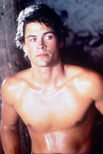 Generic ROB LOWE MID 1980'S PosterLife - Póster artístico para pared, 12 x 18 pulgadas, mediano, color negro