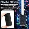 6 Pack Pre Filter Sponge, Aquarium Pre Filters Intake Sponge Replacement for Fluval AC20/AC30/AC50 Power Filter, Intake Strainer Sponge Use in Freshwater & Saltwater Aquariums #3