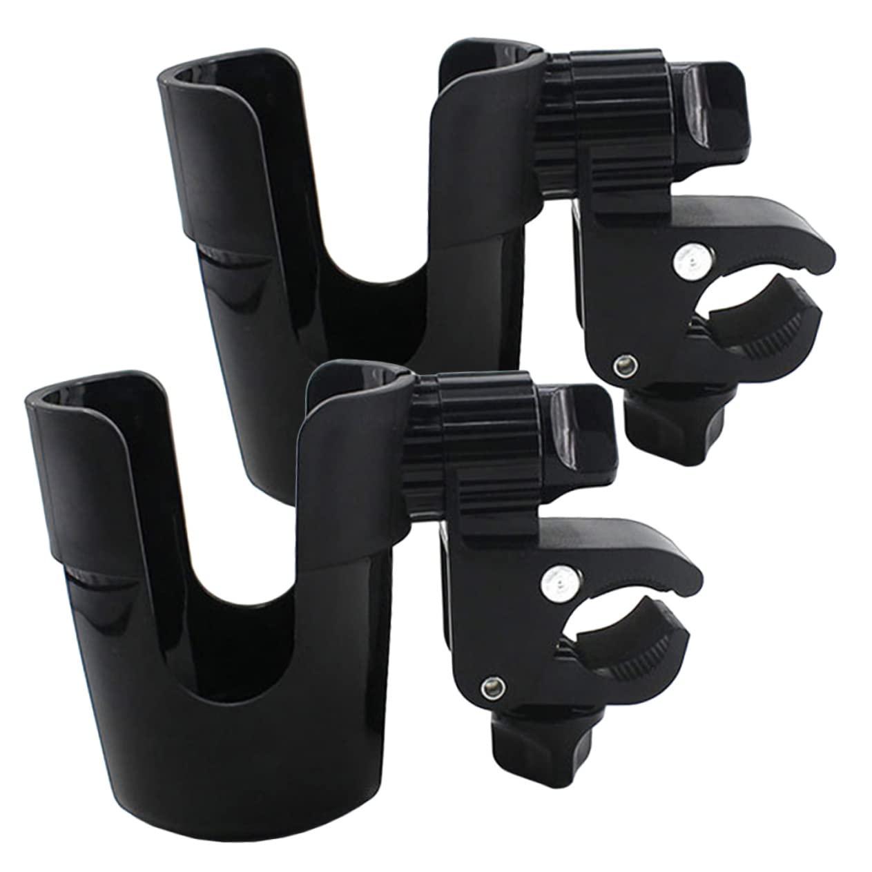 Abaodam Stroller Bike Universal Cup Holder Rotating Bottle Holder for Stroller Scooter and Microphone Stand