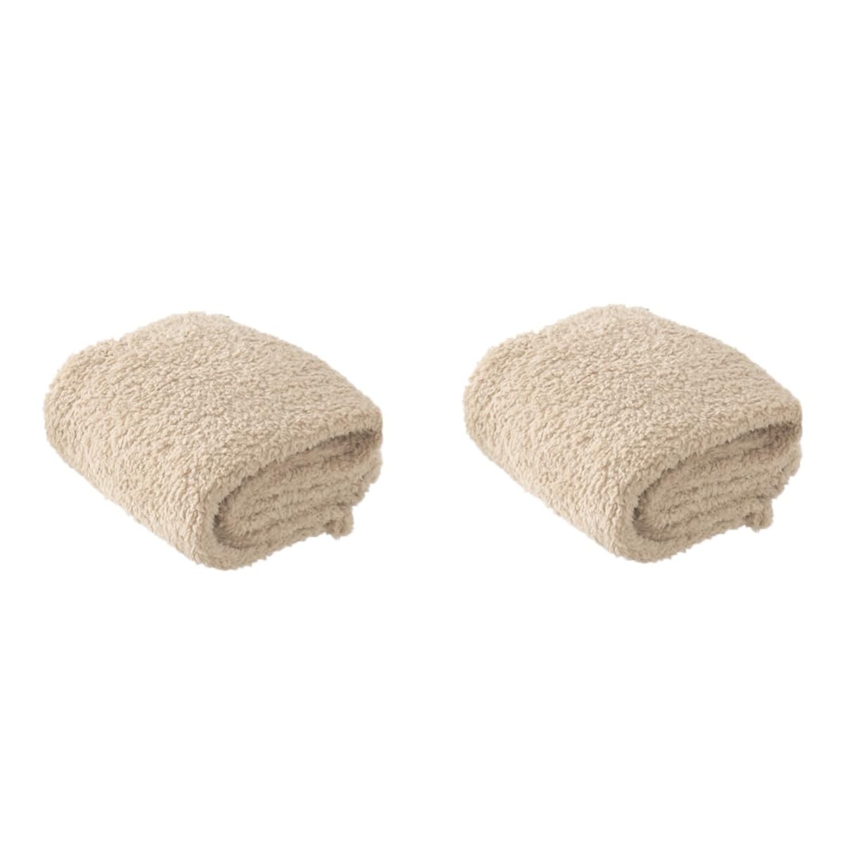 ABOOFAN Lot De 2 Couvertures Thermiques en Peluche pour Chien Et Chat Taille S Beige Super Couverture