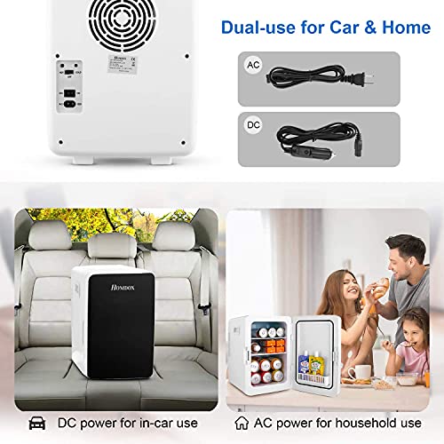 Homdox 506 Mini Fridge, 20L Portable Cooler Warmer Refrigerators, 60W Small Refrigerator, Ac/Dc Compact Skincare Fridge thumb #5