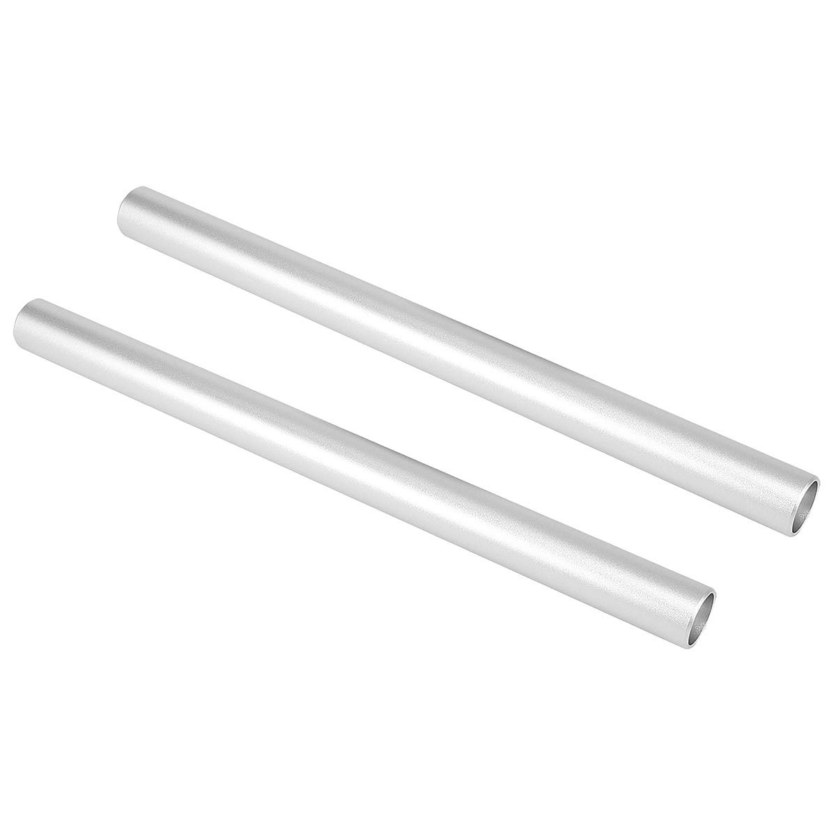 Haoge VA-PR20W 20cm (7.9 Inch) Long Aluminum Alloy Rod 15mm Rods with M12 Thread for Camera Rail Support System Rig Shoulder Pads Monitor Mount Rod