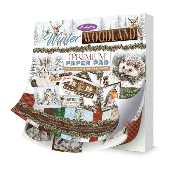 Hunkydory - Premium Paper Pads - Winter Woodland - PREMPAD106 - RRP £11.99