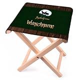 Eigenschaften: zum Klappen Lustapotheke® Klapphocker für Jäger - Jagdsitz von… - mit Wunschname aus Holz