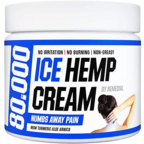 Hemp Pain Relief Cream 80 000 MG â€“ Relieves Arthritis, Back and Muscle Pain â€“ Foot, Knee, Joint, Fingers and Neck Inflammation Therapy â€“ Hemp Oil Extract Remedy with MSM and Arnica â€“ 2 fl. Oz