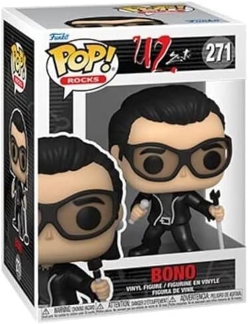 Funko POP Rocks: U2 - ZooTV - Bono, Multicolor, One Size (64033)