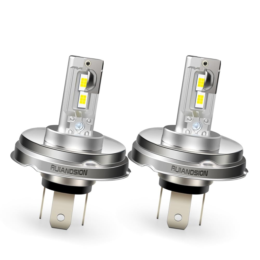 Bombilla LED P45T Para Faros De Moto - 12-80V, 3000 Lúmenes, Blanco, Haz Alto/Bajo, Chips X5
