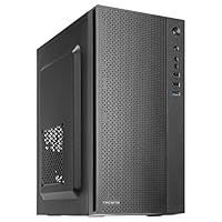 Tacens Anima AC5, Kompaktes Micro ATX PC Gehäuse, Front Mesh Kühlung, USB 3.0, Schwarz
