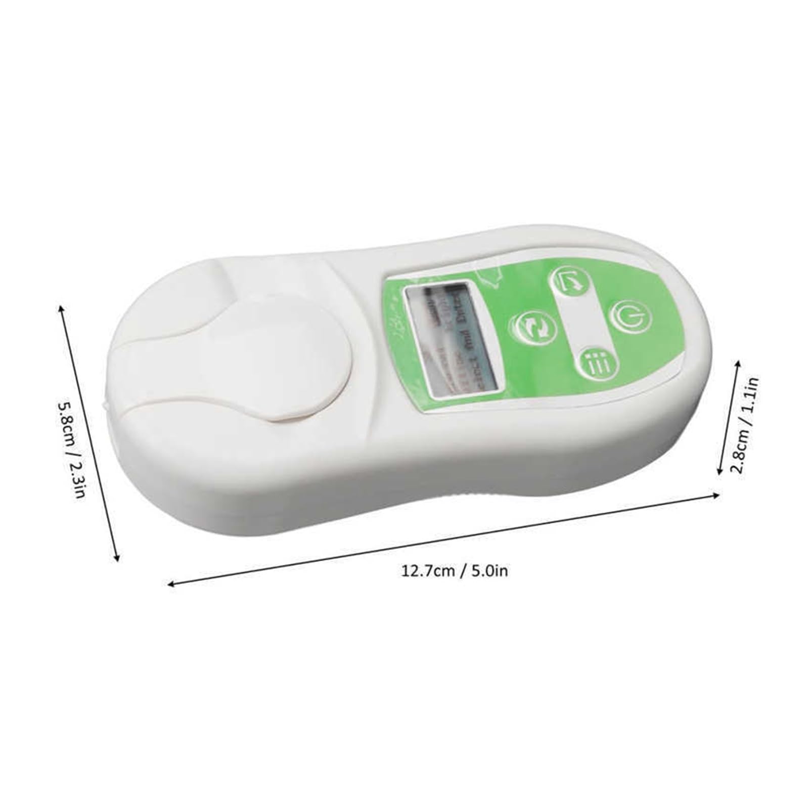 0‑32% Meter Refractómetro Portátil De Mano Reader Tester For La Medición del Contenido Azúcar Bebidas Frutas Respuesta RáPida