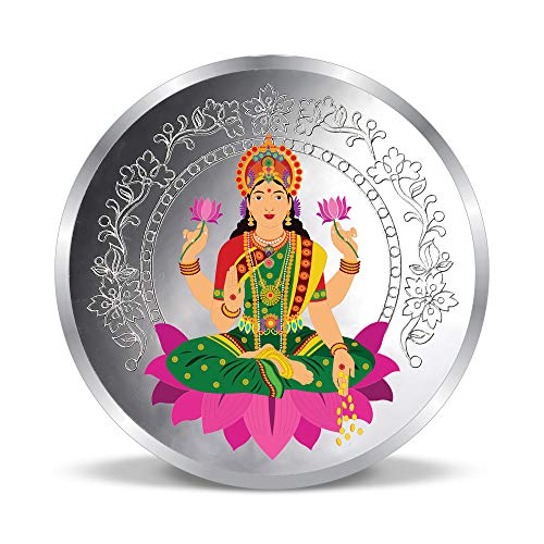 ACPL Precious Moments BIS Hallmarked Laxmi Ganesh 999 Pure 10gm Silver Coin
