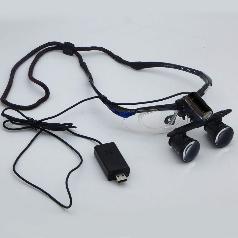 Lupas, Lupas, Binoculares De Diadema De 2.5X Y 3.5X, Gafas con Montura Y Aumento De 1W