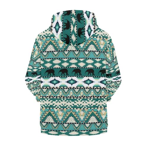 Kids Hoodie with Full-Zip Front & Pockets, Basic Warm Hooded Lightweight Sport Sweater for Boys and Girls Size S-XL2