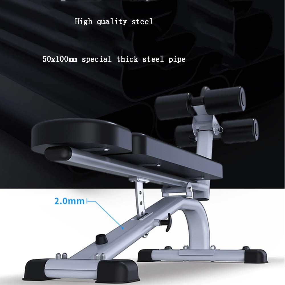 Petit Banc De Musculation Avec Haltères, Banc De Musculation Multifonctionnel Professionnel Pour La Maison Et Le Commerce, Tabouret D'Entraînement Réglable Pour Abdominaux, Planche Pour Exercices Pou