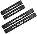 4pcs Fibra Carbono Coche Puerta Umbral Protector Pegatinas Para Mitsubishi Pajero, Antiarañ Desgaste Accesorios Interior