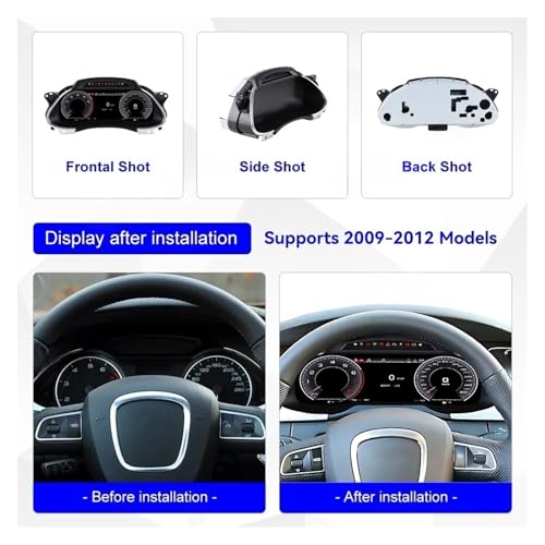 Tablero LCD Audi A4 2009-2012 panel de instrumentos digital de recambio 5