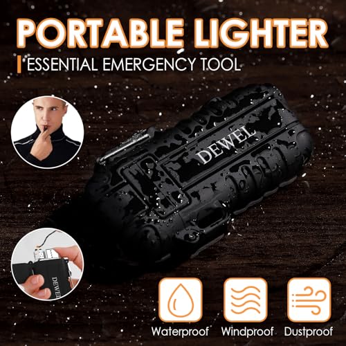 Encendedor eléctrico recargable DEWEL con cuello flexible 360° miniatura 4