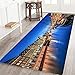 Produktbild CONICIXI Teppich Läufer,Unterhaltungsviertel Dänemark Nyhavn-Kanal Kopenhagen Flussboote Geschäfte Sehenswürdigkeit Badteppich Flurläufer Teppiche Anti Rutsch Wohnzimmer Küche Fußmatte 60x180cm