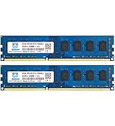 PC3 10600U DDR3-1333 UDIMM 8Go (2x4Go) RAM, DDR3 1333MHz 4Go 2Rx8 PC3 10600U 240-Pin CL9 1.5V Mém...