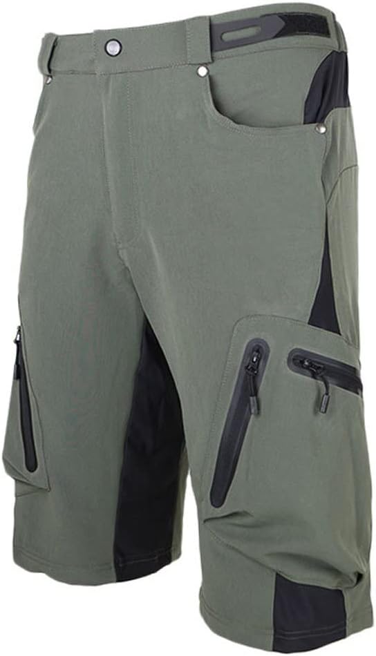 SUKUTU Men's Cycling Shorts Mountain Bike Shorts MTB Shorts Cycle Shorts Breathable Lightweight and Baggy Bicycle Shorts