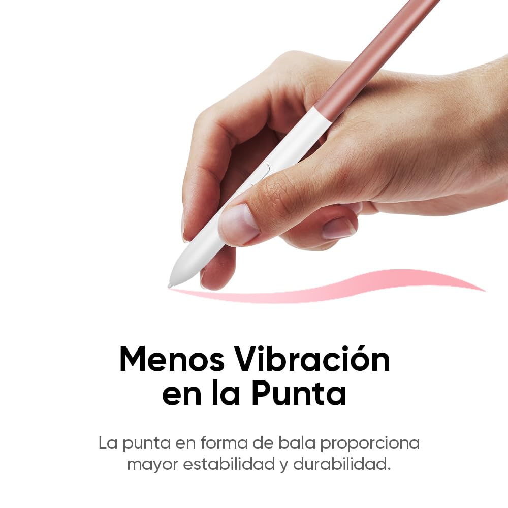 XPPen Artist 12 3rd Tableta Gráfica con Pantalla FHD 16K Niveles | Tableta Gráfica Dibujo Digital Profesional de 12 Pulgadas con Lápiz Chip Inteligente X4 y 2 Diales y Soprte Plegable(Rosa)
