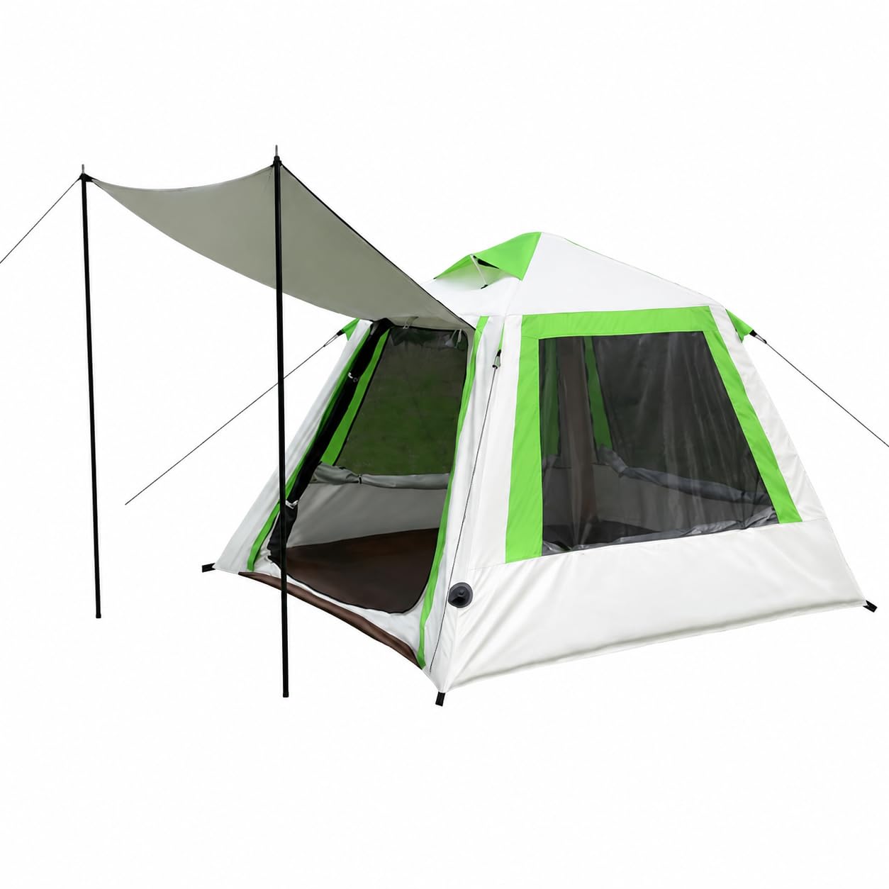 Tenda Gonfiabile Campeggio 3-4 Posti, Montaggio Rapido con Pompa ad, per Esterni Primavera/Autunno