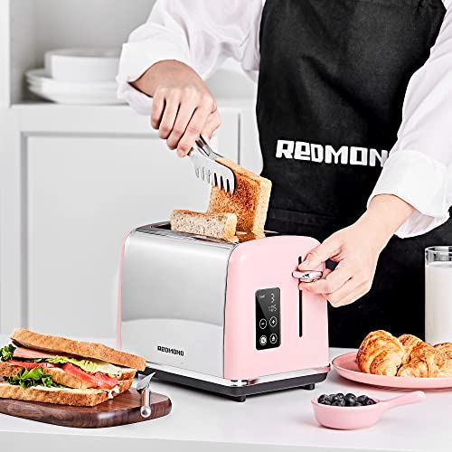 Pink Toaster, REDMOND Toaster 2 Slice with LED Touch Screen and Digital