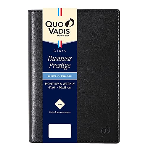 2022年 1月始まり 手帳 クオバディス ダイアリー ビジネス プレステージソーホー ブラック qv28505bk