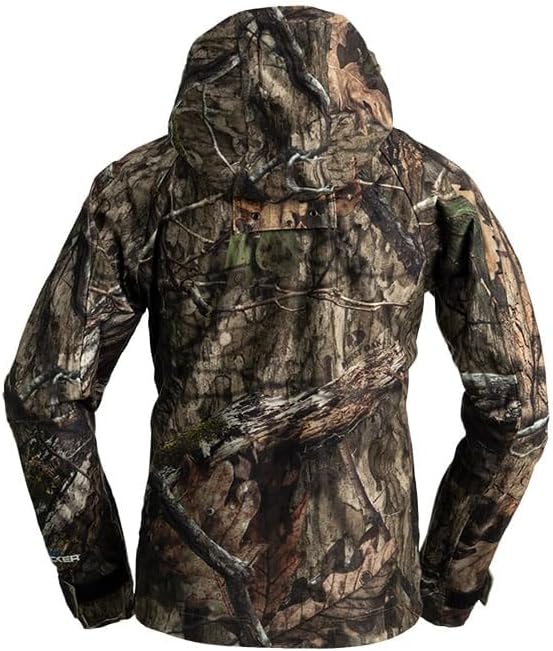 Blocker Outdoors Drencher Youth Lightweight Early Season Breathable Waterproof Hooded Full Zip Rain Camo Hunting Jacket (MO Country DNA, Medium) - Image 3