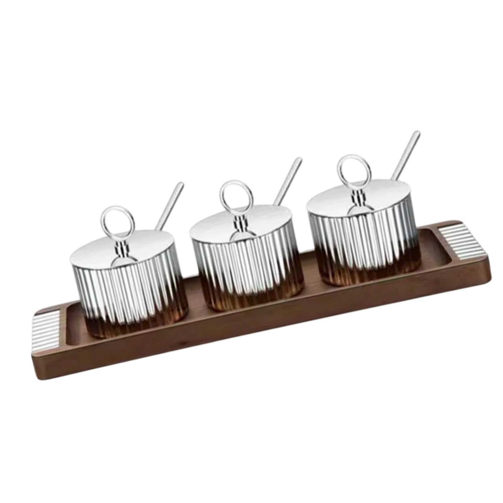 HDOYTXXM Sealed Condiment Container Set for Salt Sugar and Sturdy Materials Ensuring and Longevities in Homes Kitchens for Baking and Serving Seasonings Organizers