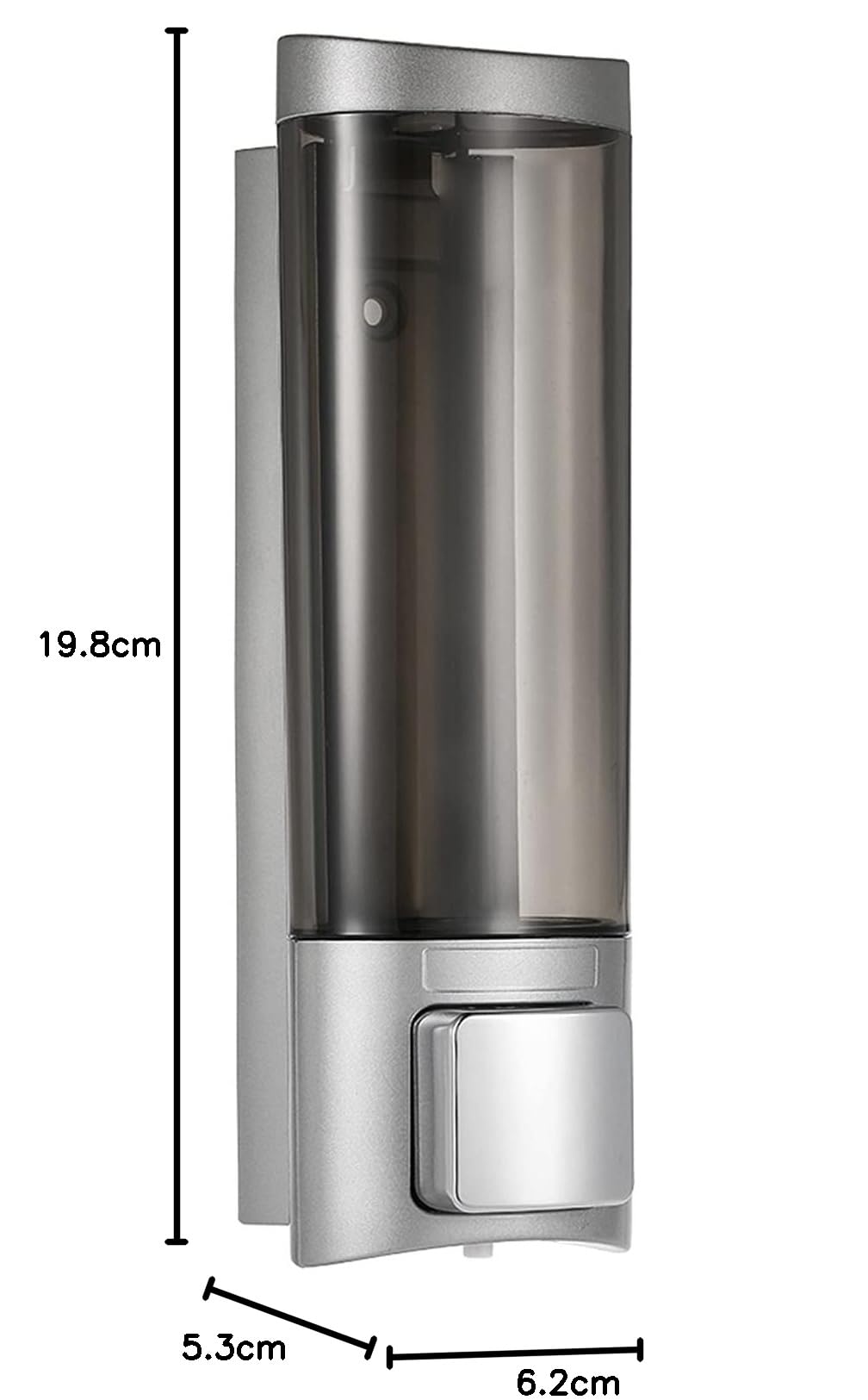 Kavolet Ścienny dozownik mydła 200 ml, ręczny dozownik mydła, ścienny dozownik ż pod prysznic, dozownik balsamu łazienkowego, do łazienki, kuchni, toalety, hotelu