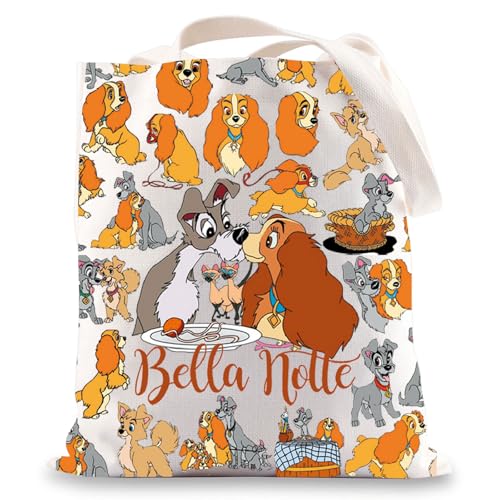 BWWKTOP Lady Dog Crossbody Bag Tramp Fans Gift Bella Notte Shoulder Bag Lady & Tramp Merchandise (Bella Notte -TG)