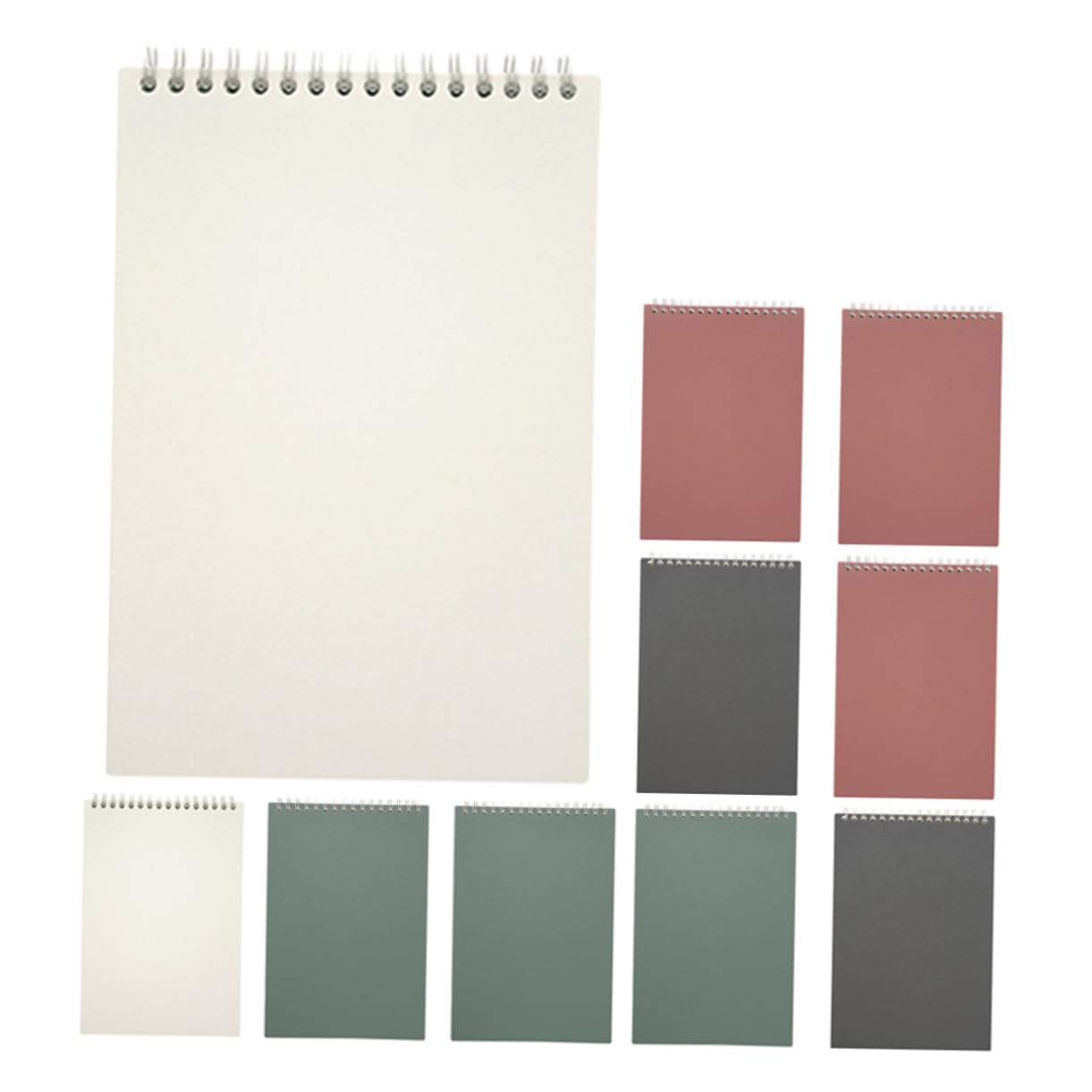 HOMSFOU 10pezzi Quaderni Con Chiusura Scatto Design Minimalista Per Scuola Con Pagine Righe Facile Trasportare e Usare