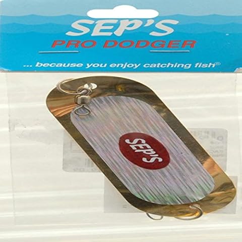 Sep'S Pro Fishing Dodger Gold Starlite Fishing Equipment, Size 4/0 Cover