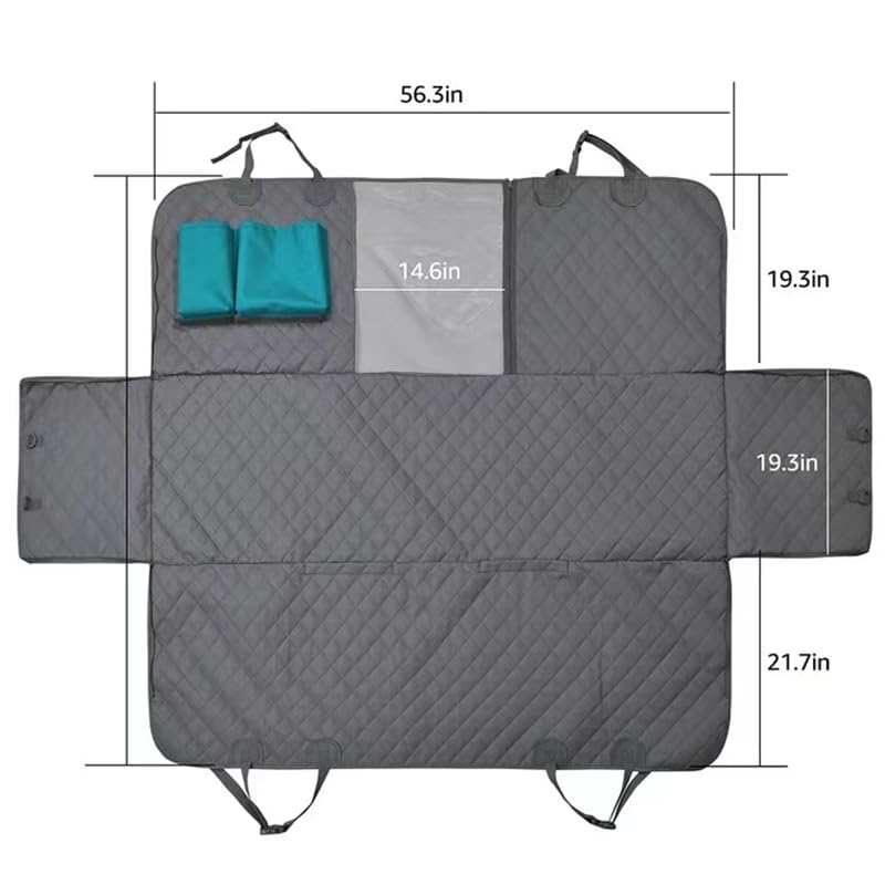 Housse de siège de voiture pour chiens imperméable et tapis de protection Citroën Berlingo - 2