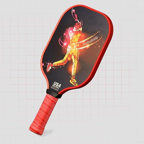 Miniatura 7 de Pickleball paddlePaddles Set USAPA Approved Fiberglass Surface Pickleball Paddles Set of 2 16mm Lightweight Polypropylene Honeycomb Core Flexible
