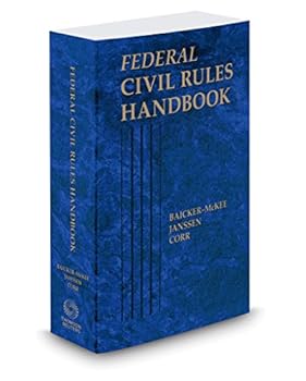 Paperback Federal Civil Rules Handbook, 2019 ed. Book