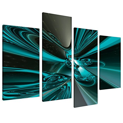 Wallfillers Canvas Large Teal Abstract Canvas Wall Art Pictures 130Cm Wide Prints XL Wallfillers Canvas Large Teal Abstract Canvas Wall Art Pictures 130Cm Wide Prints XL