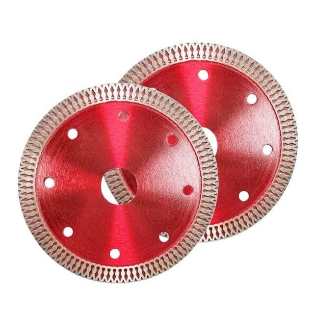 szt. 110mm ultra-cienka diamentowa tarcza piły tarczowej do ceramiki marmurowe betonowe płytki porcelanowe tarcze do cięcia kamienia (Color : 2Pcs)